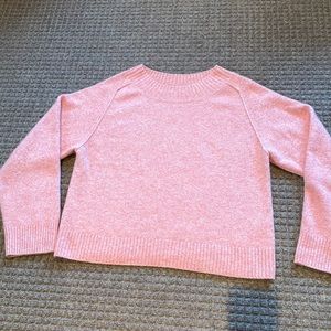 Vince cashmere silk peach blazon sweater medium